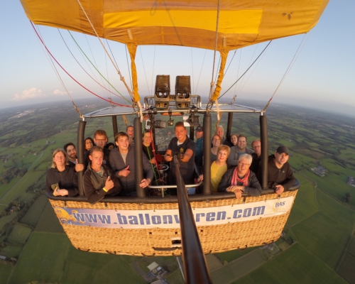 Ballonvaart met BAS vanaf Amersfoort naar Lunteren